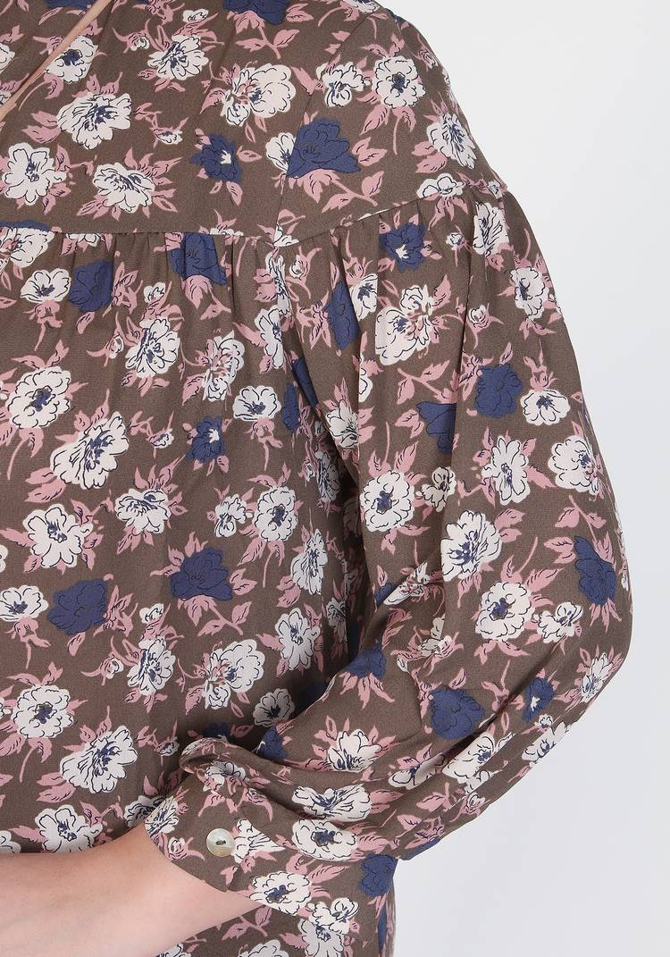 Блузка Цветочный ансамбль шир.  750, рис. 11