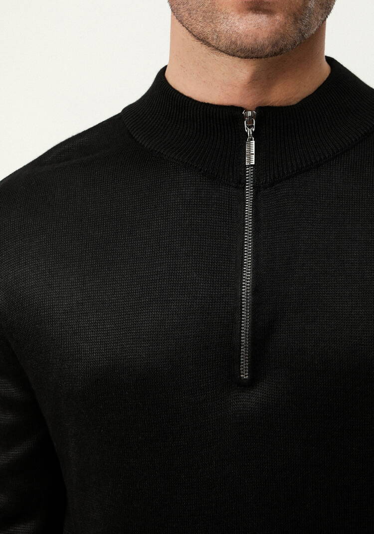 Свитер с воротником стойкой на молнии шир.  750, рис. 13