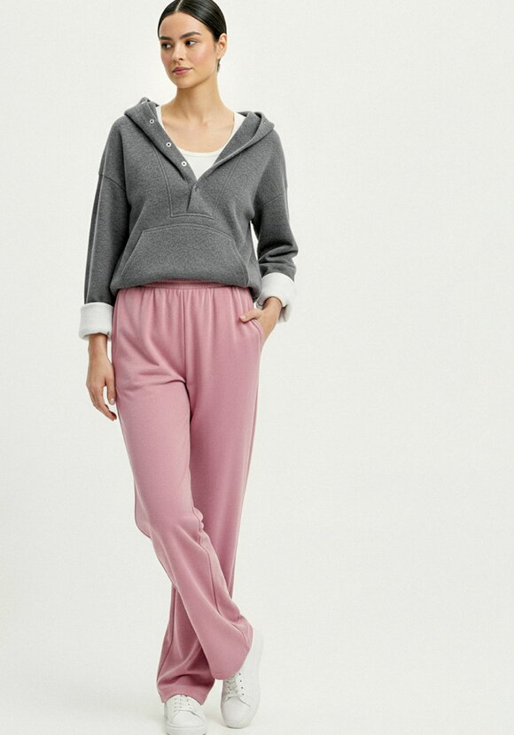 Брюки прямые трикотажные на резинке шир.  580, рис. 7