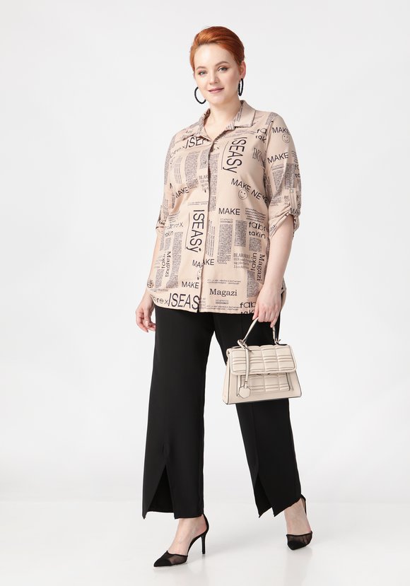 Блуза Свободный день шир.  580, рис. 1