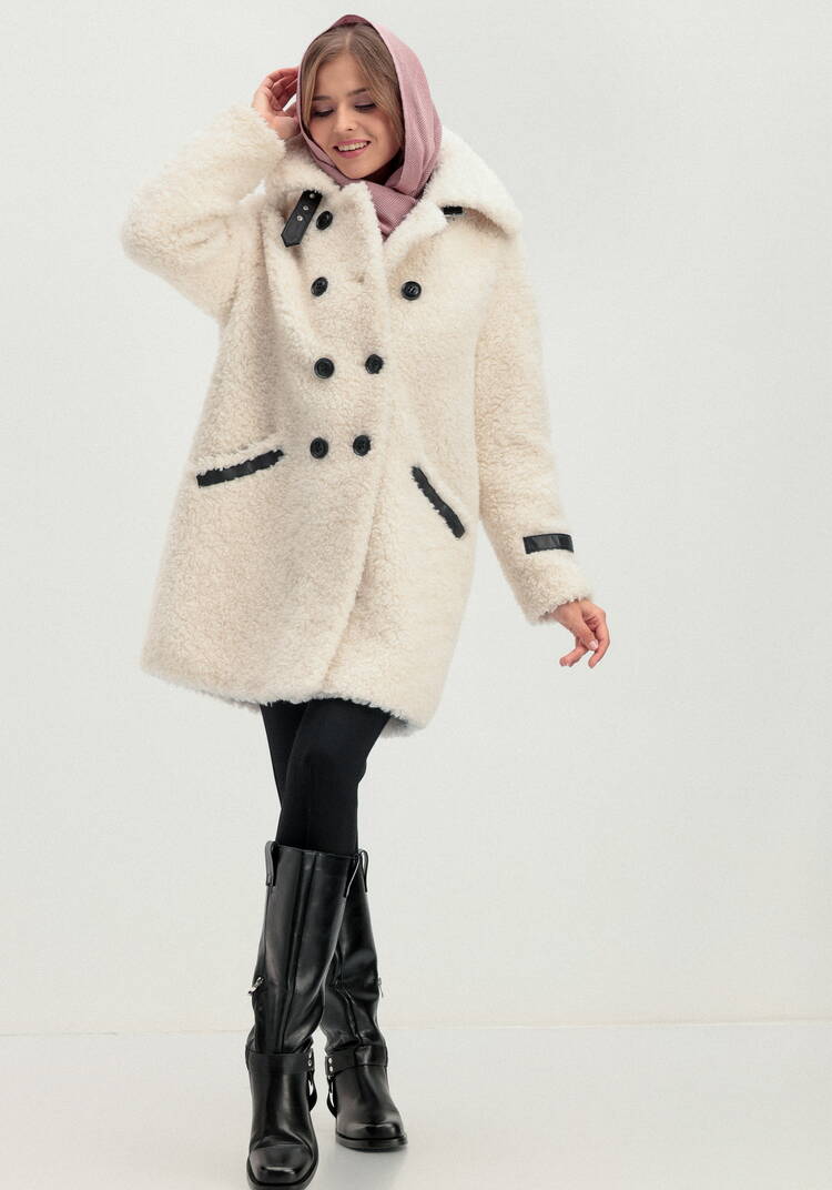 Палантин с нежным фактурным рисунком шир.  750, рис. 6