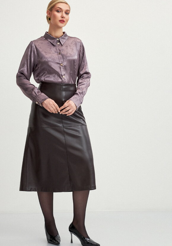 Блуза с жаккардовым принтом шир.  580, рис. 7