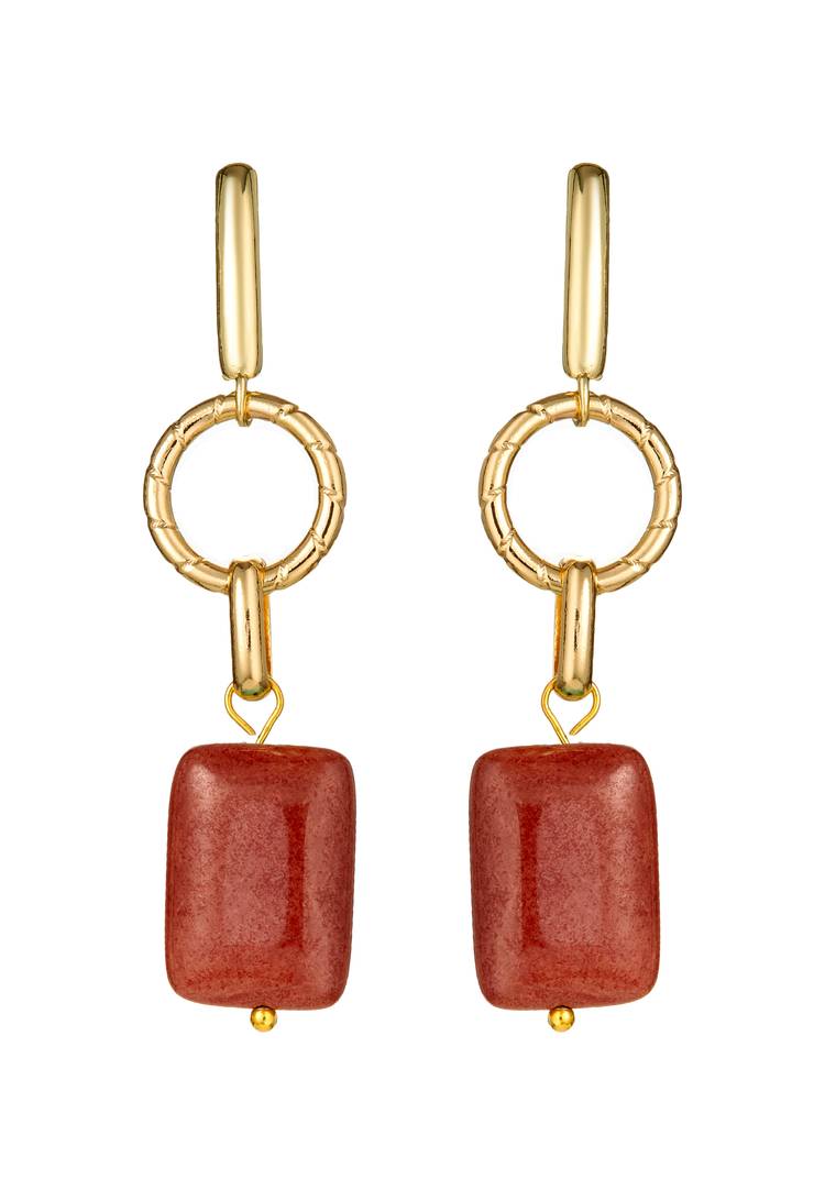 Серьги Грациозная леди шир.  750, рис. 1