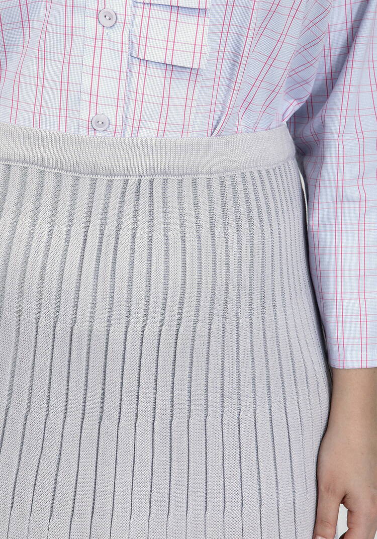 Юбка фактурная в вертикальную полоску шир.  750, рис. 22