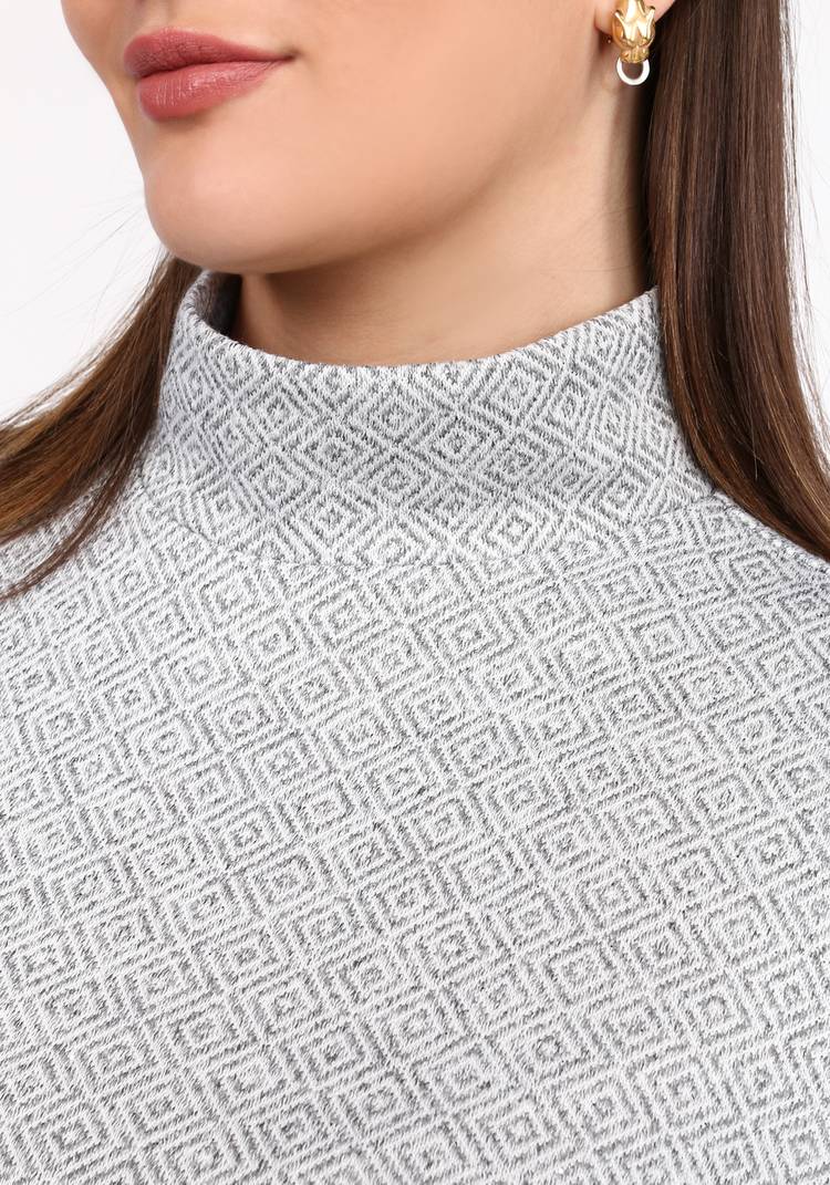 Водолазка базовая с люрексом шир.  750, рис. 15