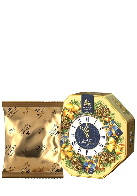 Чай Блестящего Нового года! чёрный листовой шир.  580, рис. 4