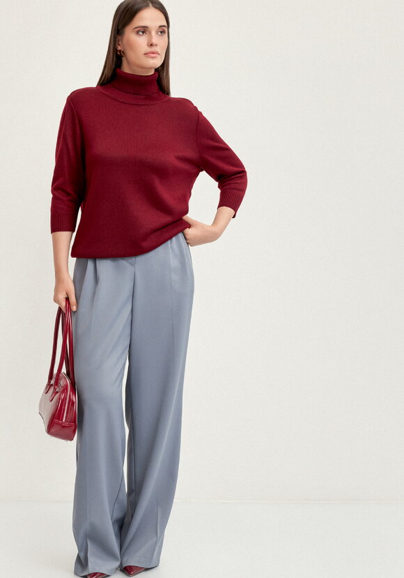 Джемпер-водолазка с рукавом 3/4 шир.  580, рис. 2