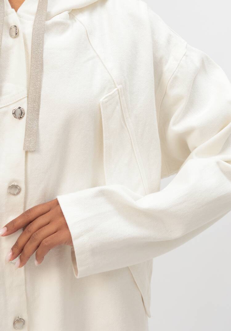 Укороченная джинсовая куртка Савина шир.  750, рис. 6