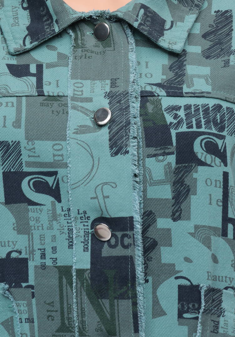 Джинсовая куртка с принтом Джерси шир.  750, рис. 4