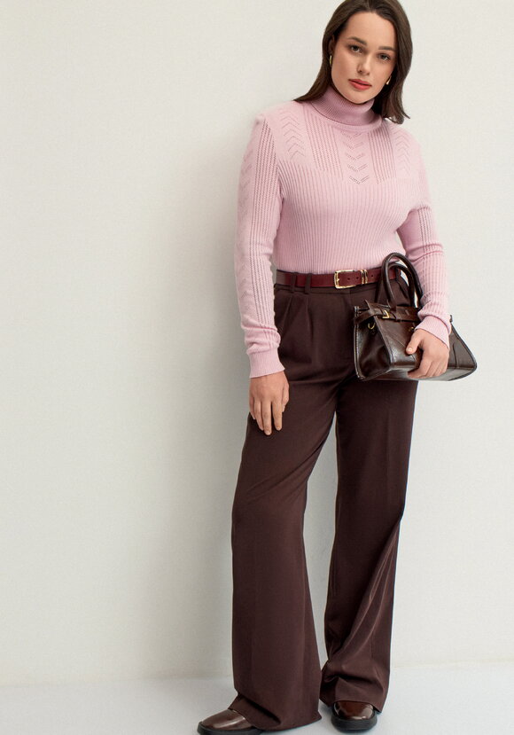 Водолазка из вискозы с узором шир.  580, рис. 35