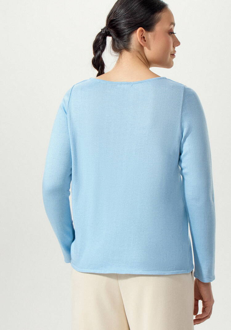 Джемпер свободный с горлом лодочкой шир.  750, рис. 22