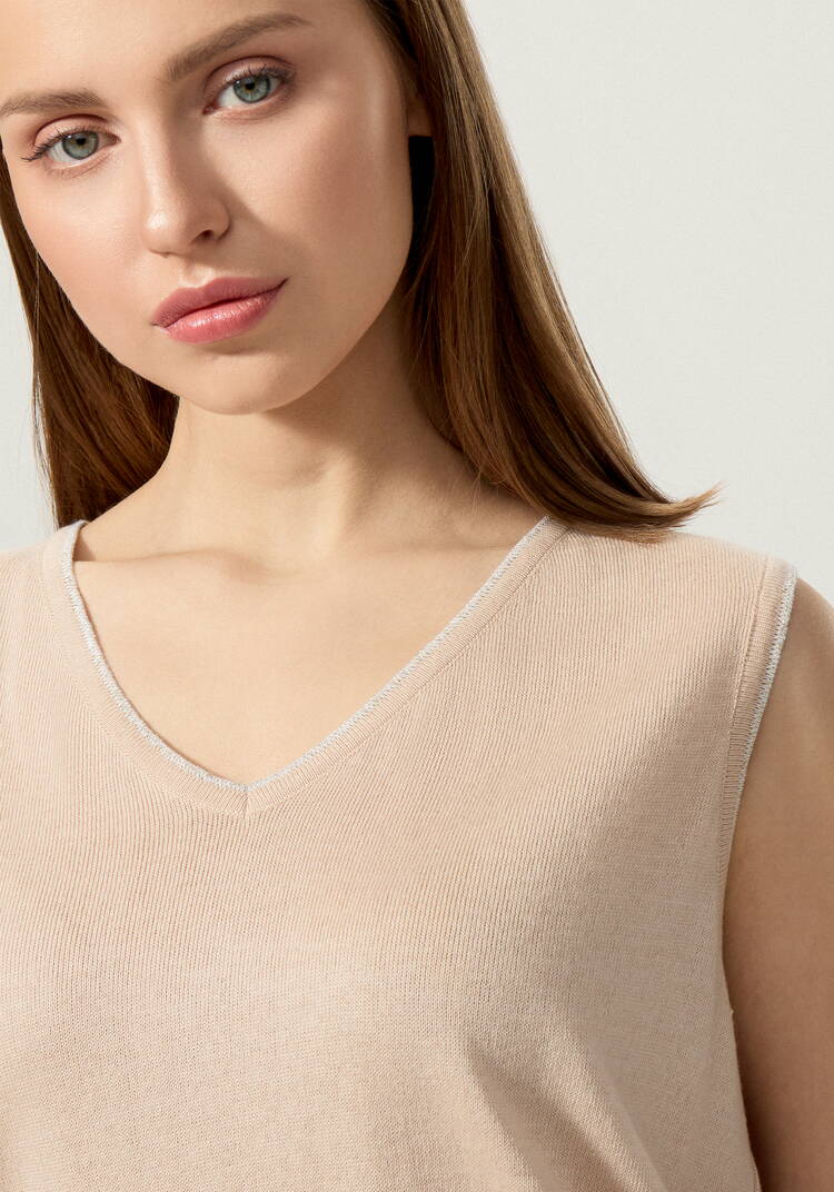 Топ с декором из метанити шир.  750, рис. 13