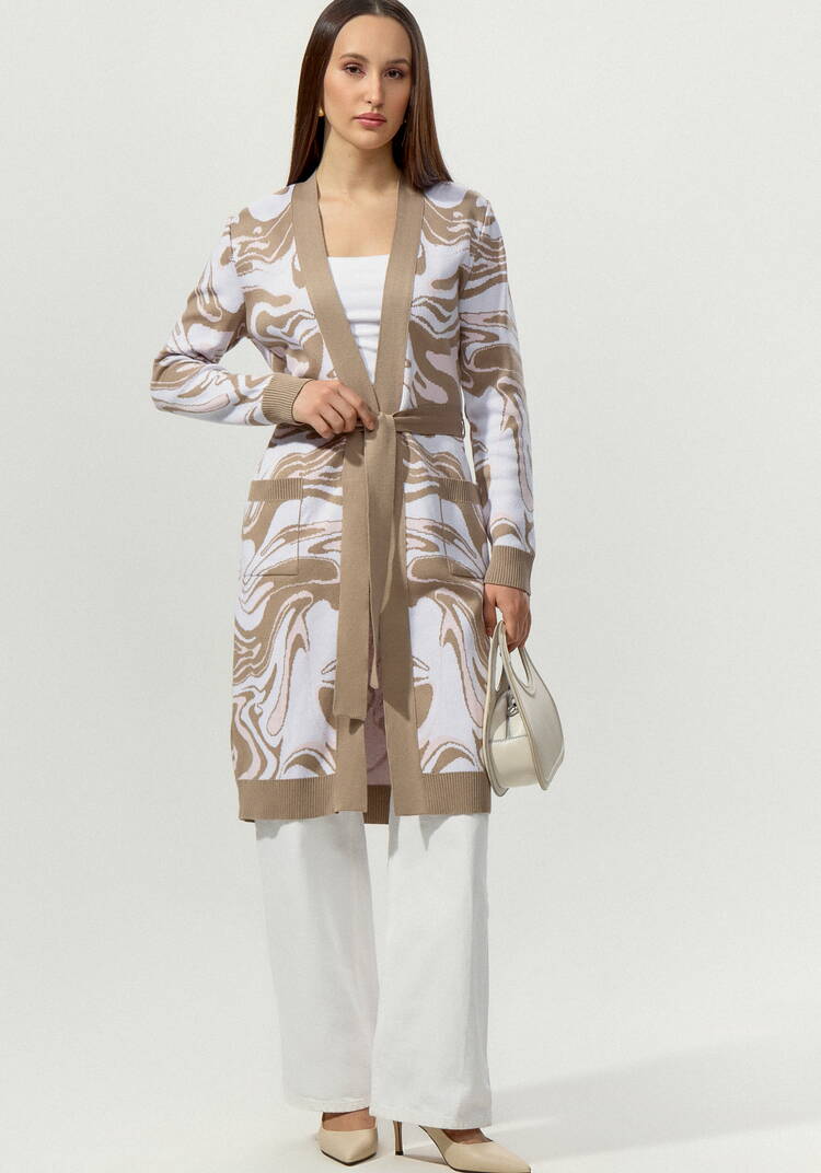 Кардиган с акварельным принтом шир.  750, рис. 14