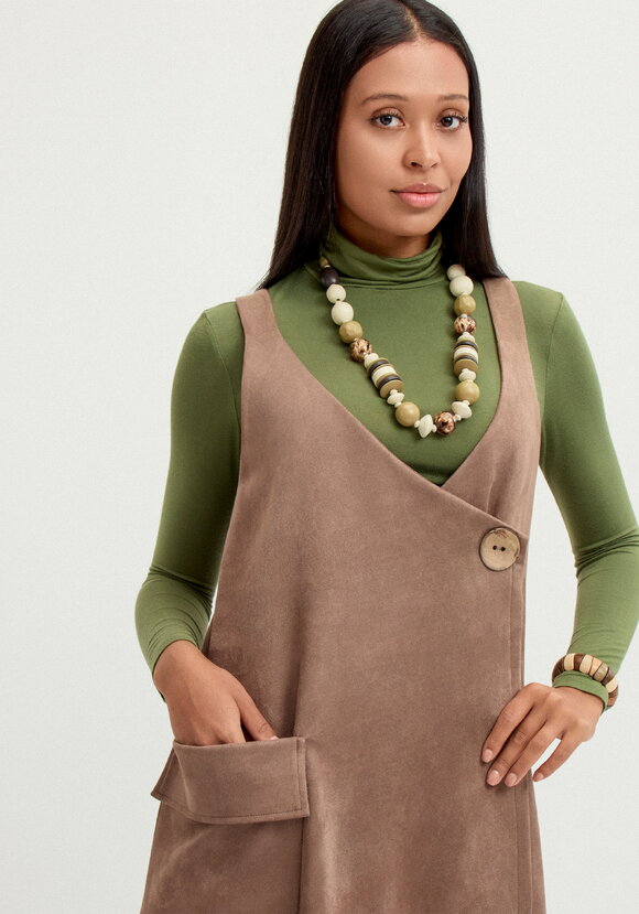 Сарафан с имитацией застёжки шир.  580, рис. 10