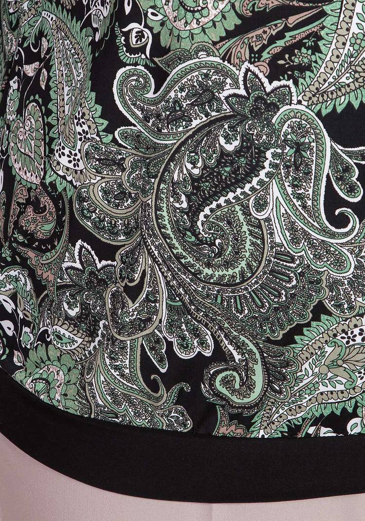 Блуза с восточным принтом и вырезом капля шир.  750, рис. 14