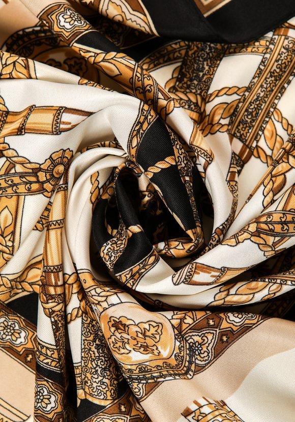 Платок шелковый Лиона шир.  580, рис. 11