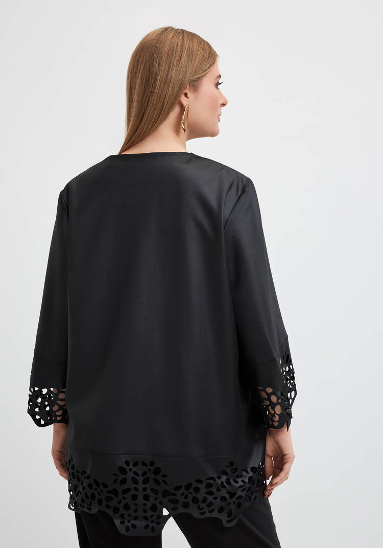 Кардиган с ажурным рисунком шир.  750, рис. 9