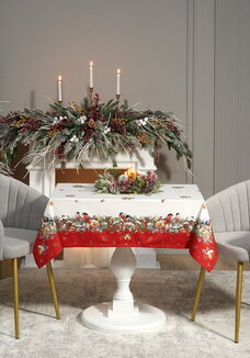 Скатерть Снегири