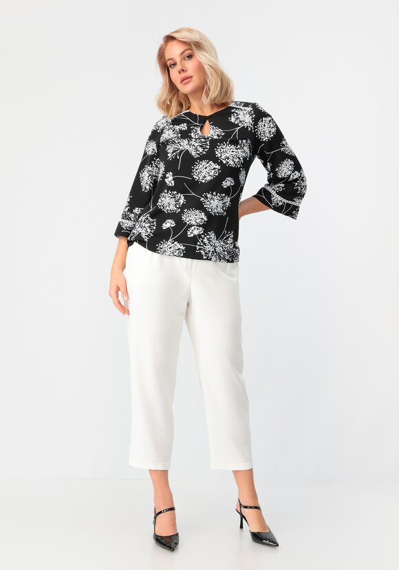 Блуза свободного кроя с рукавами 7/8 шир.  580, рис. 20