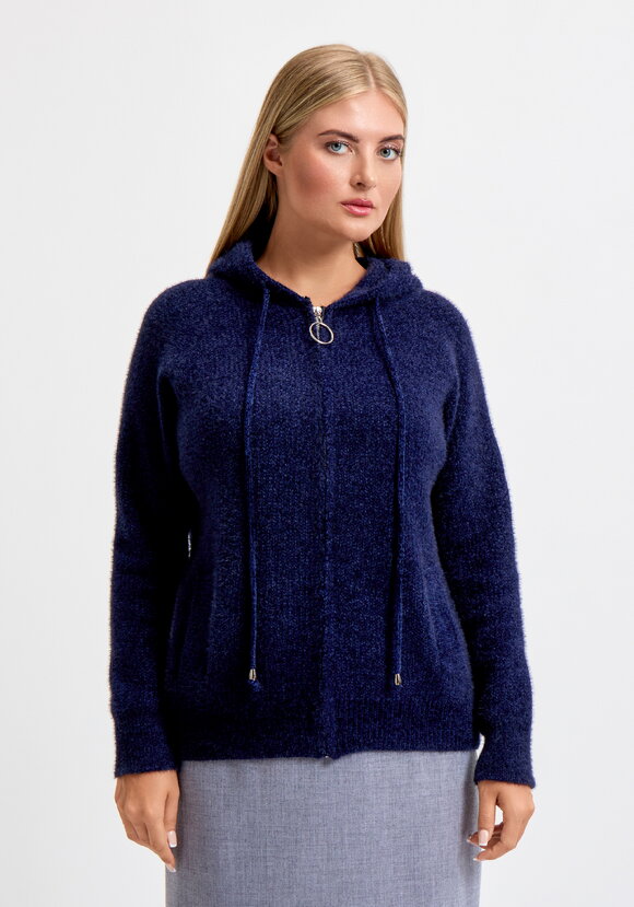 Кардиган на молнии с капюшоном Амели шир.  580, рис. 23