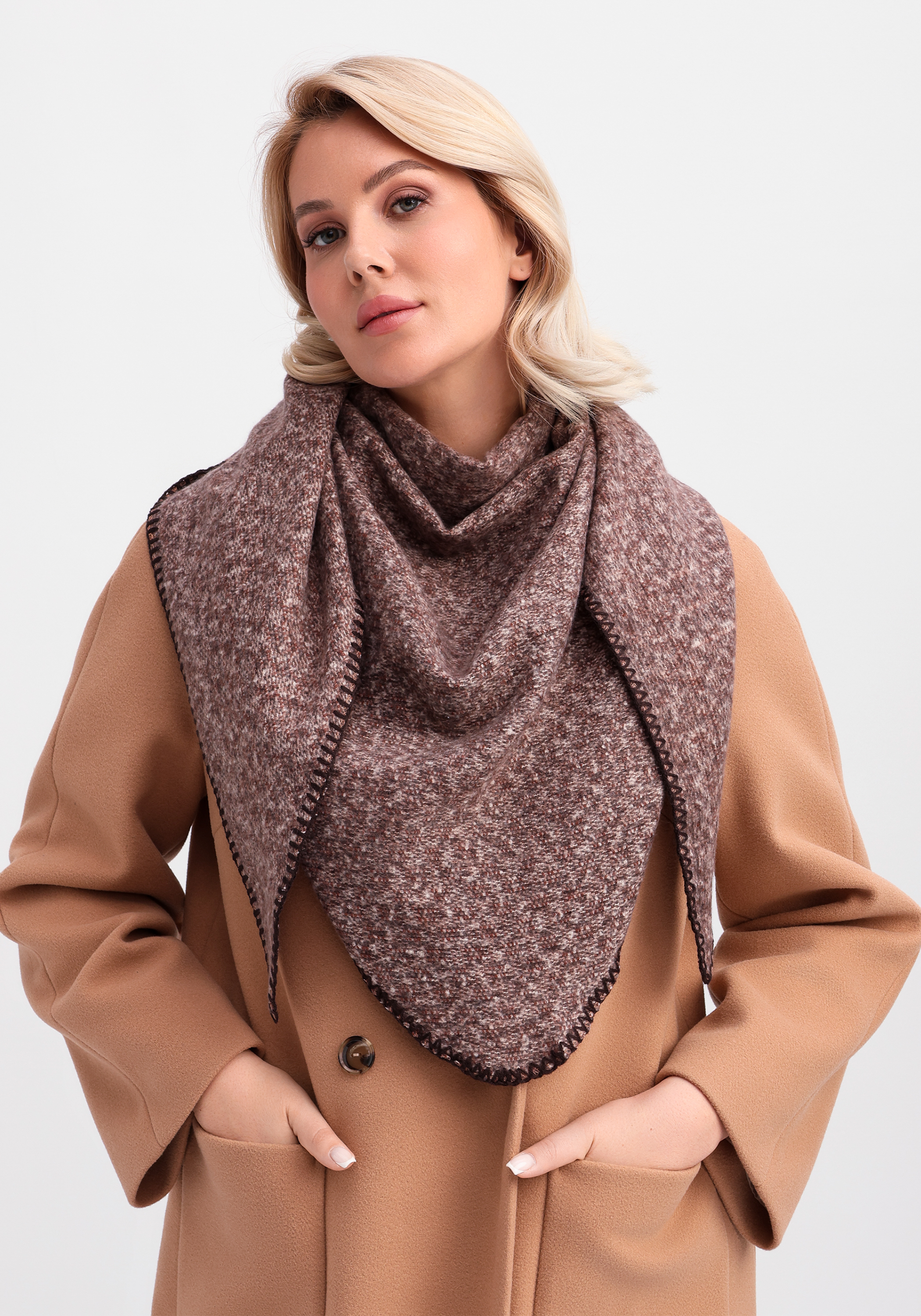 Платок согревающий из кашемира и шерсти 1999₽