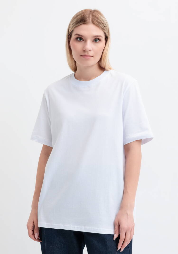 Футболка базовая хлопковая шир.  750, рис. 4