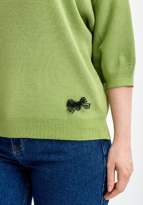 Джемпер с декором и рукавом 3/4 шир.  580, рис. 30