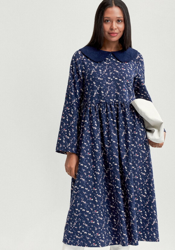 Платье оверсайз с круглым воротником шир.  580, рис. 2