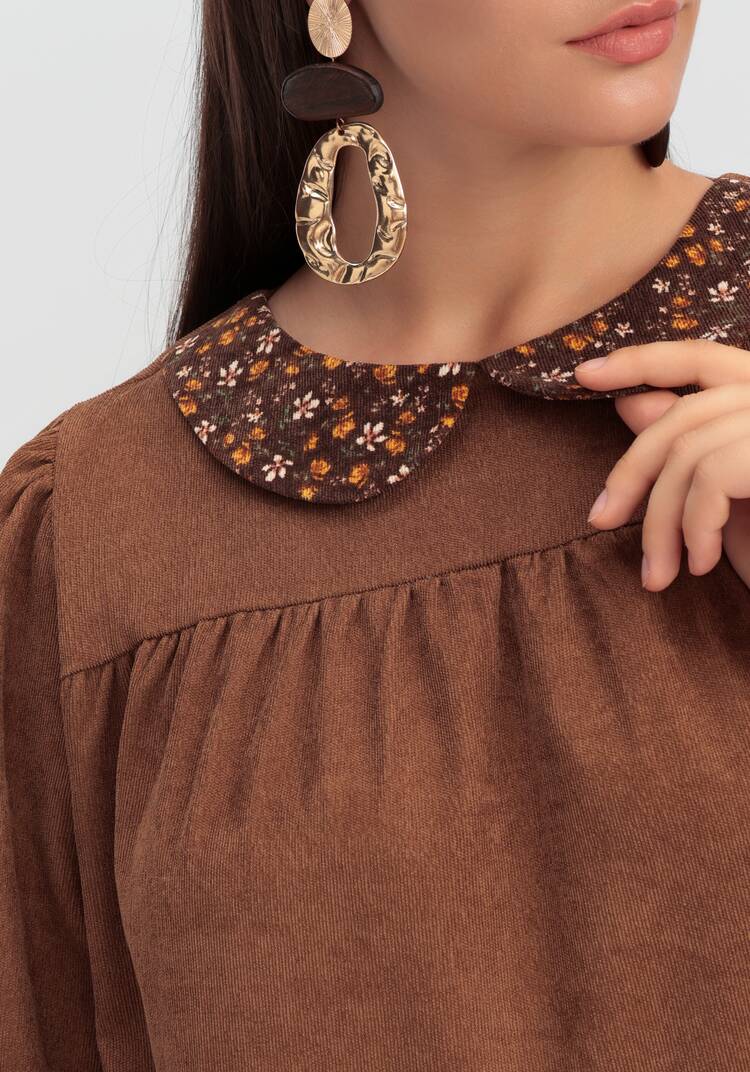 Платье из микровельвета ярусное шир.  750, рис. 22