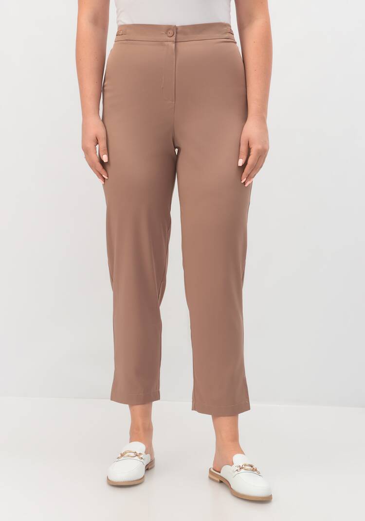 Брюки прямого силуэта 7/8 шир.  750, рис. 4