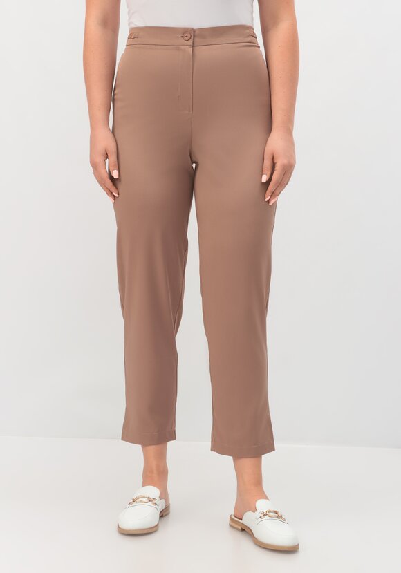 Брюки прямого силуэта 7/8 шир.  580, рис. 4