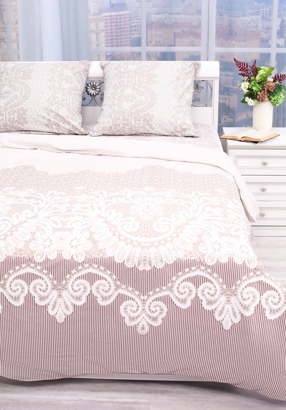 КПБ перкаль Лейс шир.  580, рис. 1