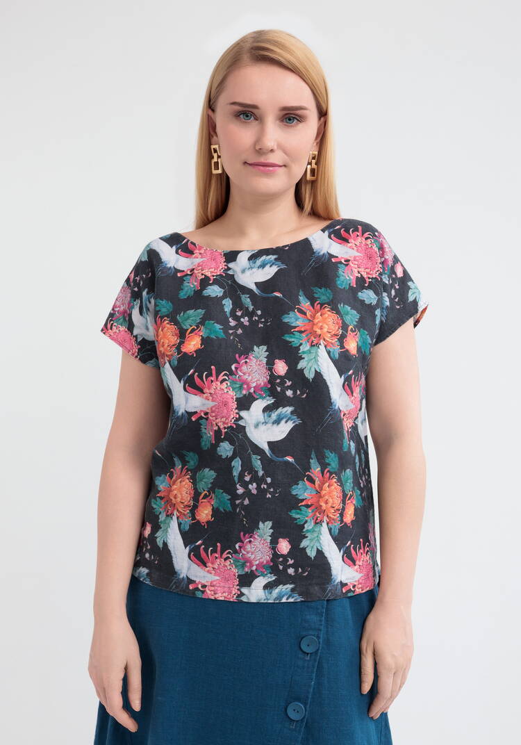 Блуза Нинель шир.  750, рис. 16