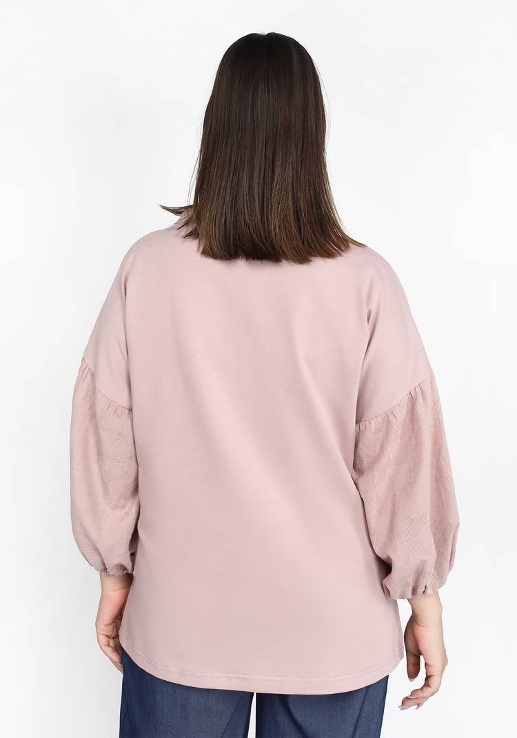 Джемпер из двух видов ткани шир.  750, рис. 7