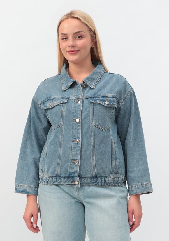 Джинсовая куртка Молли шир.  580, рис. 4