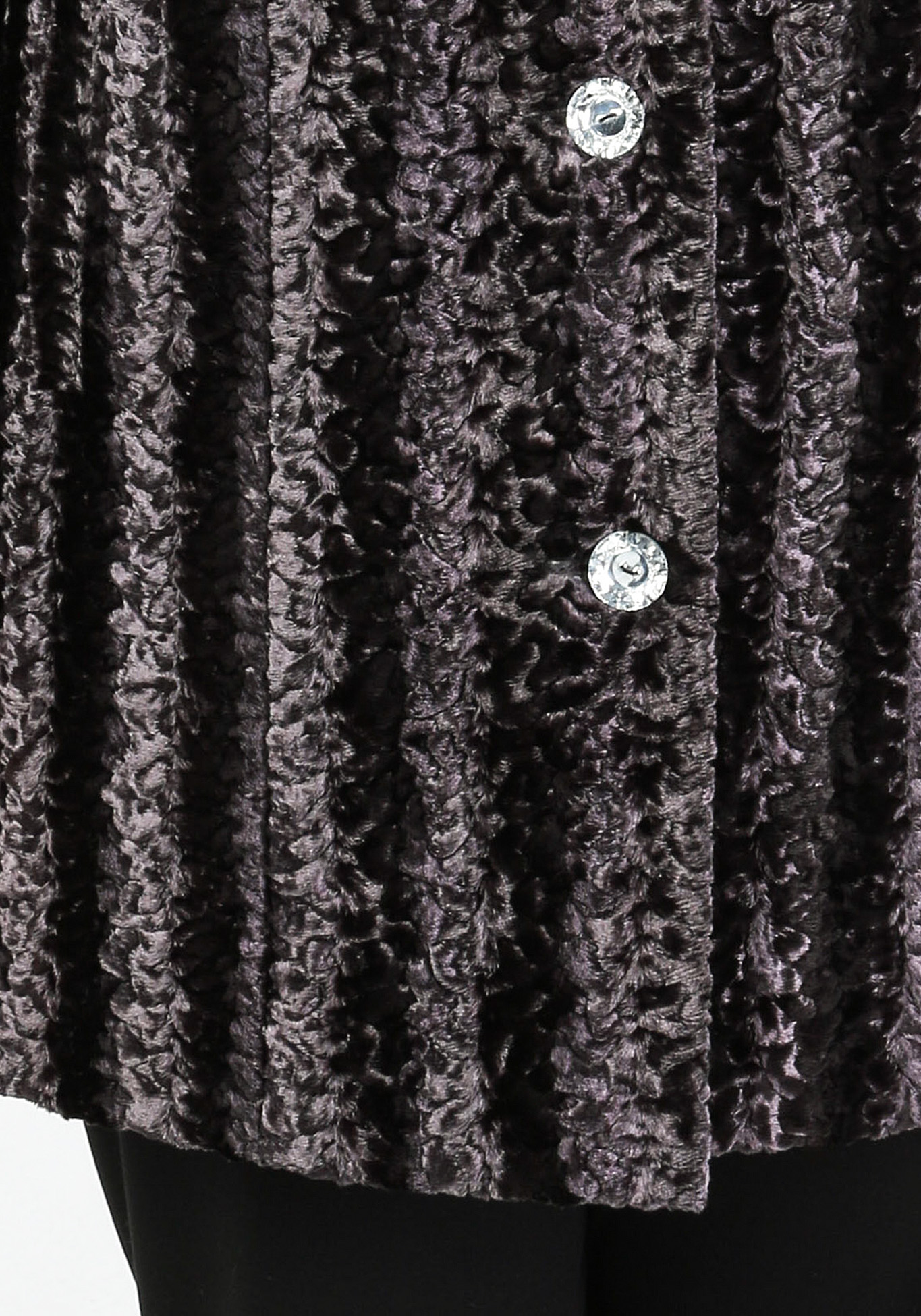 Шуба под каракуль Mio Imperatrice, размер 50, цвет черный - фото 9