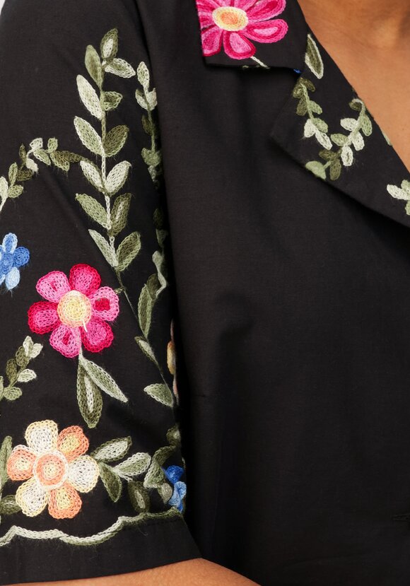 Платье ярусное с цветочной вышивкой шир.  580, рис. 5