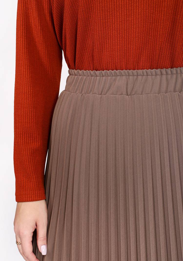 Юбка гофре с поясом на резинке шир.  750, рис. 12