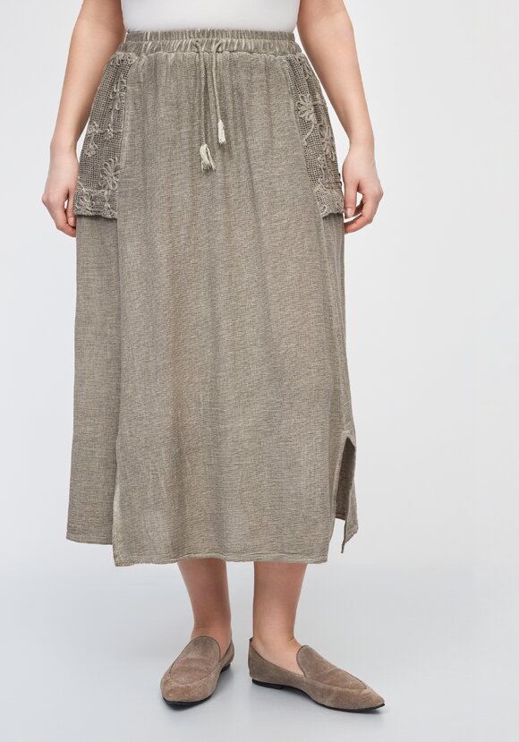 Юбка с фактурными карманами шир.  580, рис. 10