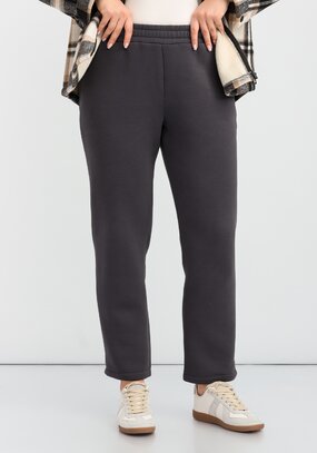 Брюки прямые утеплённые