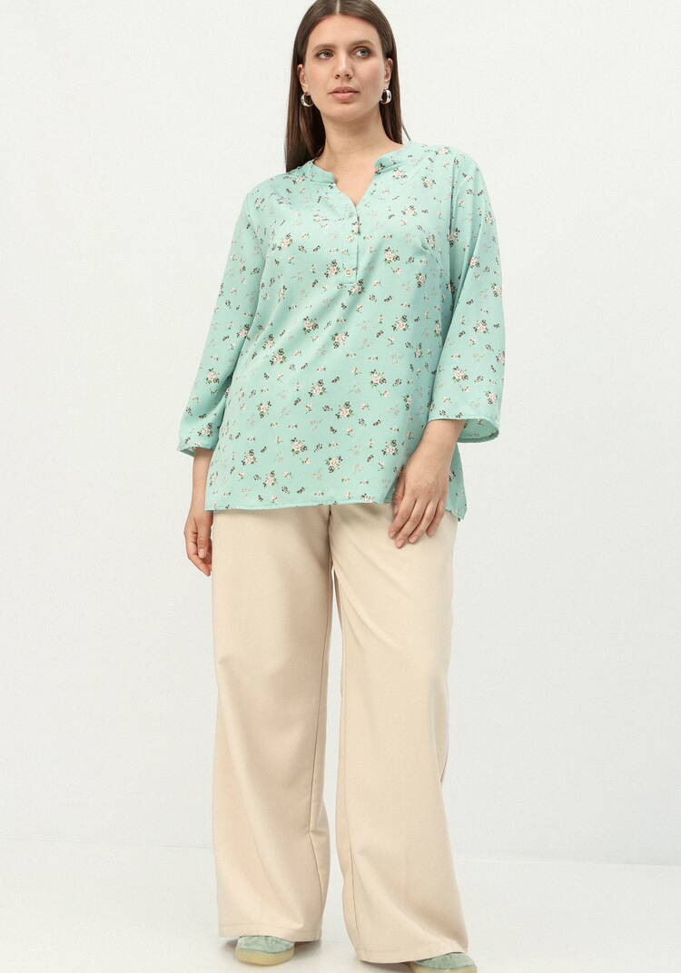 Блуза на пуговицах и разрезами по бокам шир.  750, рис. 17