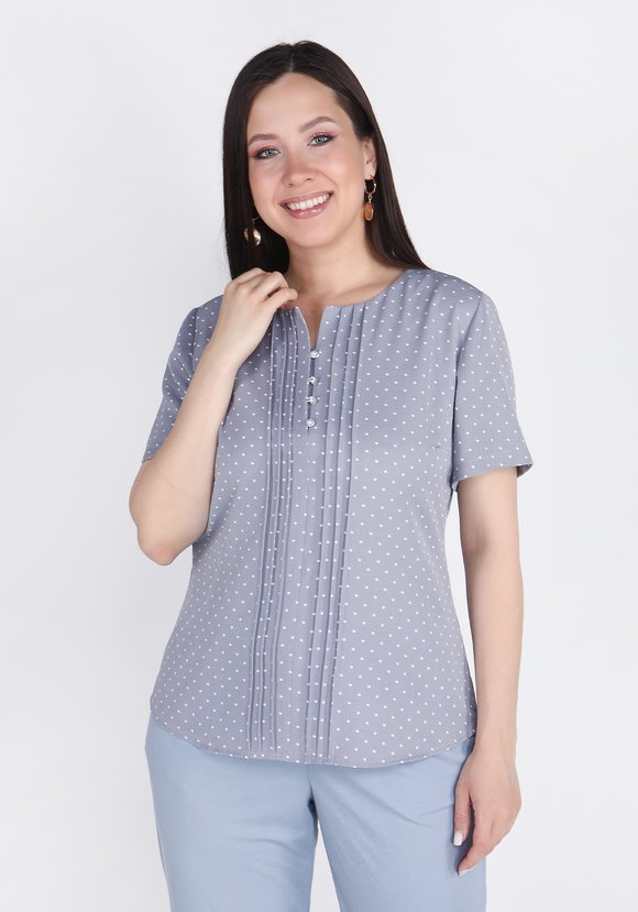 Блуза Яркое впечатление шир.  580, рис. 17