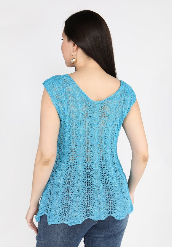 Туника Ажурная красота шир.  580, рис. 13