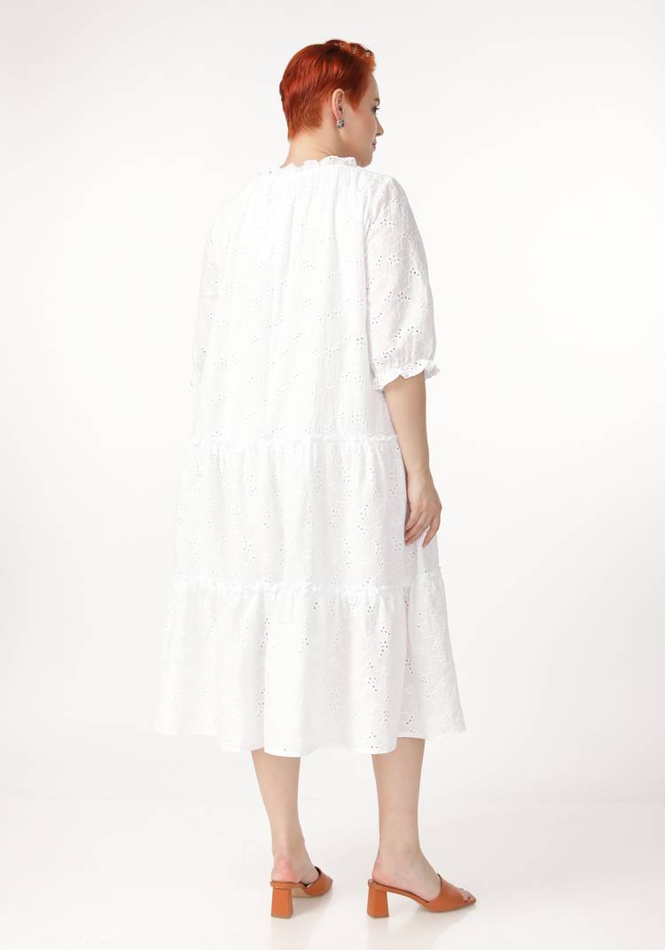 Платье ярусное свободного кроя шир.  750, рис. 7