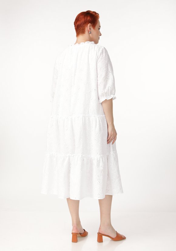 Платье ярусное свободного кроя шир.  580, рис. 7