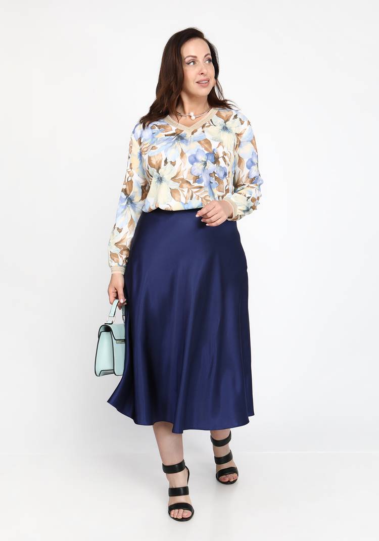 Блуза с декоративной тесьмой шир.  750, рис. 11