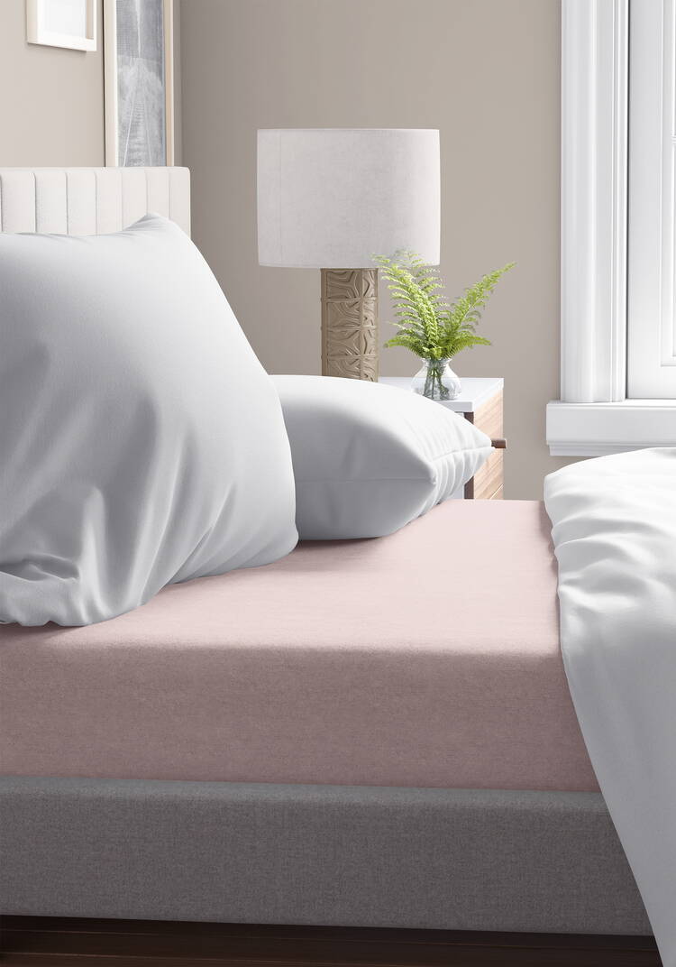 Простыня на резинке однотонная шир.  750, рис. 5