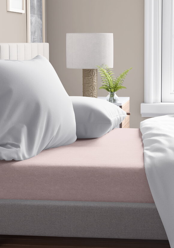 Простыня на резинке однотонная шир.  580, рис. 5