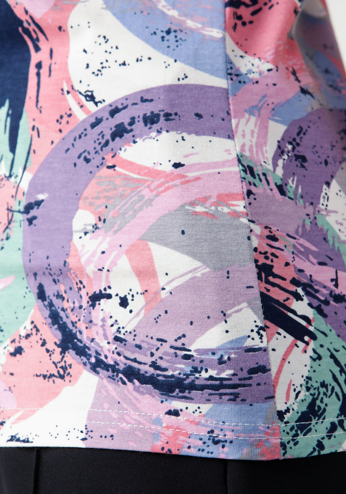 Блуза «Яркая иллюстрация», размер 54, цвет мультиколор - фото 5