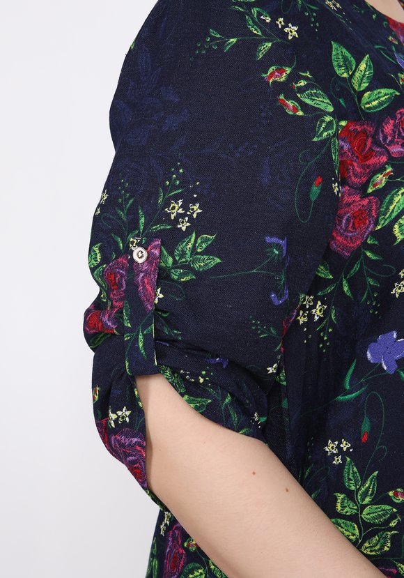 Туника Цветочный рай шир.  580, рис. 7